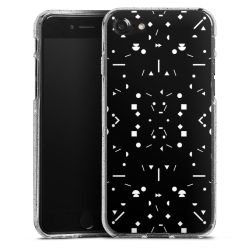 Silicone Glitter Case silver glitter