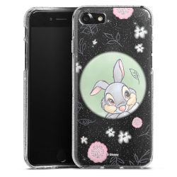 Silicone Glitter Case silver glitter