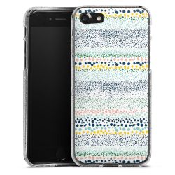 Silicone Glitter Case silver glitter