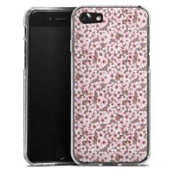 Silicone Glitter Case silver glitter