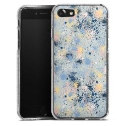 Silicone Glitter Case silver glitter