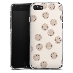 Silicone Glitter Case silver glitter