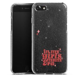 Silicone Glitter Case silver glitter