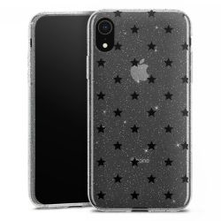 Silicone Glitter Case silver glitter