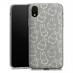 Silicone Glitter Case silver glitter