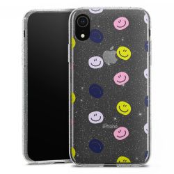 Silicone Glitter Case silver glitter