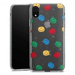 Silicone Glitter Case silver glitter