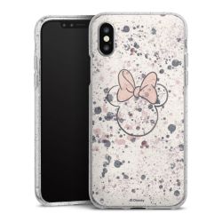 Silicone Glitter Case silver glitter