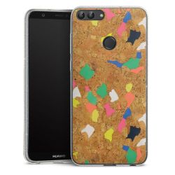 Silicone Glitter Case silver glitter