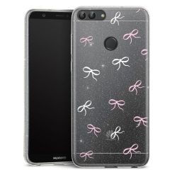 Silicone Glitter Case silver glitter