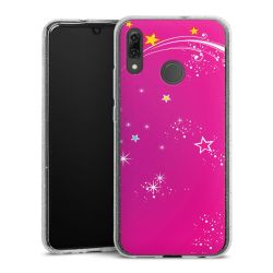 Silicone Glitter Case silver glitter