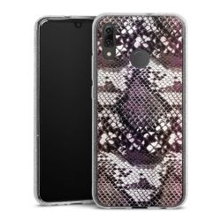 Silicone Glitter Case silver glitter