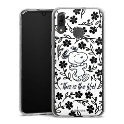 Silicone Glitter Case silver glitter