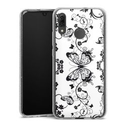 Silicone Glitter Case silver glitter