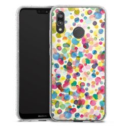 Silicone Glitter Case silver glitter