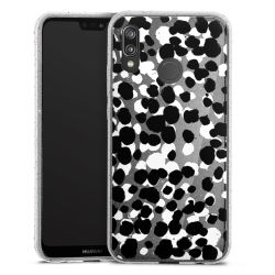 Silicone Glitter Case silver glitter