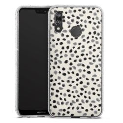 Silicone Glitter Case silver glitter