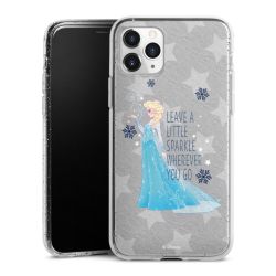 Silicone Glitter Case silver glitter