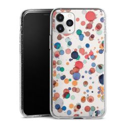 Silicone Glitter Case silver glitter