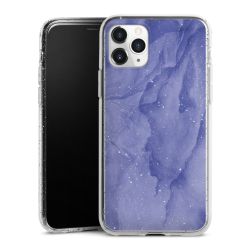 Silicone Glitter Case silver glitter