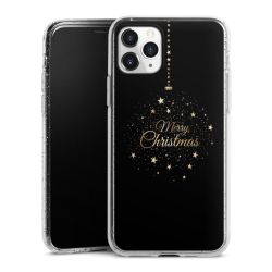 Silicone Glitter Case silver glitter