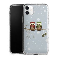 Silicone Glitter Case silver glitter