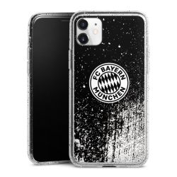 Silicone Glitter Case silver glitter