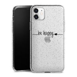 Silicone Glitter Case silver glitter