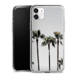 Silicone Glitter Case silver glitter