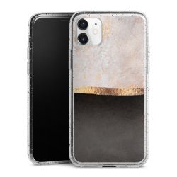 Silicone Glitter Case silver glitter