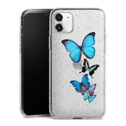 Silicone Glitter Case silver glitter