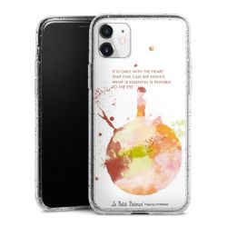 Silicone Glitter Case silver glitter