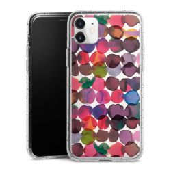 Silicone Glitter Case silver glitter