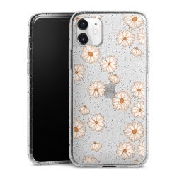 Silicone Glitter Case silver glitter