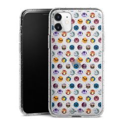 Silicone Glitter Case silver glitter