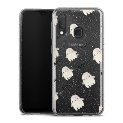 Silicone Glitter Case silver glitter