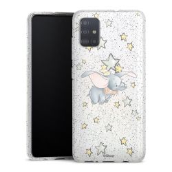 Silicone Glitter Case silver glitter