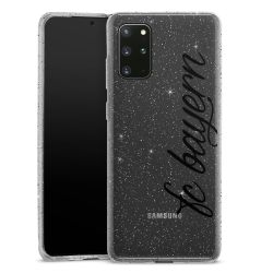 Silicone Glitter Case silver glitter