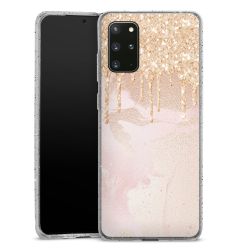 Silicone Glitter Case silver glitter