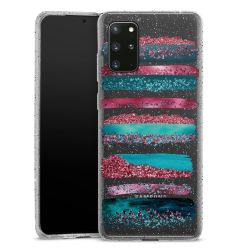 Silicone Glitter Case silver glitter