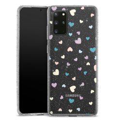 Silicone Glitter Case silver glitter