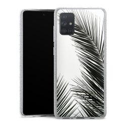 Silicone Glitter Case silver glitter