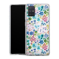 Silicone Glitter Case silver glitter