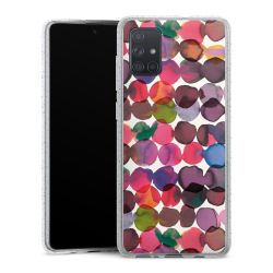 Silicone Glitter Case silver glitter