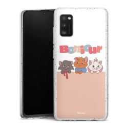 Silicone Glitter Case silver glitter