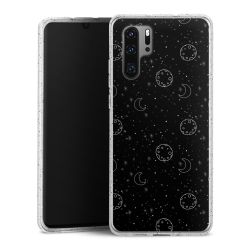 Silicone Glitter Case silver glitter