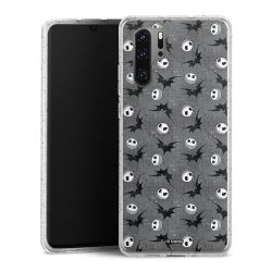 Silicone Glitter Case silver glitter