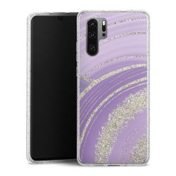 Silicone Glitter Case silver glitter