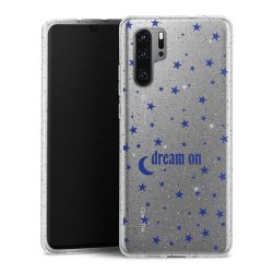 Silicone Glitter Case silver glitter