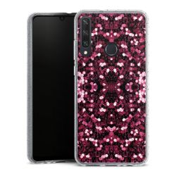 Silicone Glitter Case silver glitter